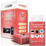 Icloth 70% Isopropyl Alcohol Xl Screen And Electronics Wipes, Lint-free, Stre.... Fixed Price $24.29.