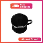 Lhuksgf Pour Over Ceramic - Coffee Dripper Maker With 3 Holes Fla. Fixed Price $19.68.