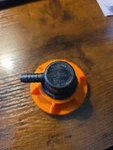 2-PIECES New Scholle 1910L Orange Bib Connectors Pcss. Fixed Price $8.99.