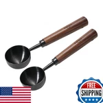 Gonzone Vintage Coffee Measuring Spoon 10G 304 Ss Walnut Handle Scoop. Fixed Price $25.26.