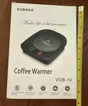 Vobaga Coffee Warmer Model VOB-10 Black 3 Temp Settings Auto Shut-off New Box. Fixed Price $19.99.
