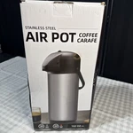 Gezoss Coffee/tea Air Pot, Hot/cold, Insulated Stainless Steel W/pump- 102OZ/3L. Fixed Price $24.64.