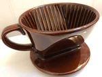 Kalita Pottery Coffee Dripper 101 Lotto For - 2 People Brown Very Nice!. Fixed Price $28.00.