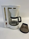 Melitta Gevalia Kaffe 4-CUP Coffee Maker White BCM-4C Machine Works. Fixed Price $33.00.
