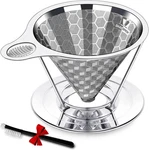 Dailybrew Triple Layer Pour Over Filter Durable Coffee.... Fixed Price $30.29.