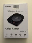 Sealed Vobaga Black Coffee Mug Warmer 4 Hours Auto Shut-off Plate VOB-10. Fixed Price $15.99.
