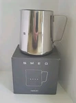 Smeg 450ML Stainless Steel Milk Frothing Carafe Jug Coffee Pitcher Silver CMMJ01. Fixed Price $50.00.