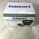 Cuisinart Coffee Filter Reusable Gold Tone Permanent Gtf-b. Fixed Price $10.00.