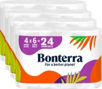 Responsibly Sourced 3-PLY Toilet Paper, Soft, Strong, And Plastic-free, 4 Packs. Fixed Price $79.99.
