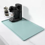 Rnivvi Silicone Coffee Mat, 12" X 19" Waterproof Raised Edge Bar Mats For. Fixed Price $17.57.