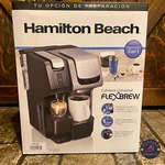 Hamilton Beach Flexbrew Universal Trio 2 Way Coffee Maker Black. Fixed Price $160.00.