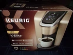 Keurig 5000331196 Cup Coffee Maker - Brushed Gold Elite Single Serve Box. Fixed Price $51.99.