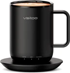 S3 Plus Smart Heated Coffee Mug 14OZ - Auto Temp Control, Sleek Black Design. Fixed Price $100.99.