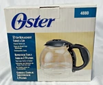 Nib Oster 4880 12 Cup Replacement Carafe & Lid. Fixed Price $11.95.