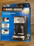 Black & Decker Coffee Maker 12 Cup Programmable CM2020B Open Box. Fixed Price $19.99.