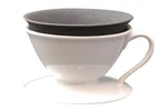 Arita Ware New Ceramic Coffee Filter With Dripper Set White B028 Japan. Fixed Price $73.75.