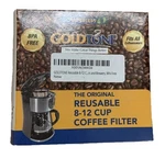 Goldtone Reusable 8-12 Cup Basket Coffee Filter Fits Mr. 8/12 Maker. Fixed Price $8.15.