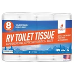 Rv Toilet Paper 8 Rolls 2 Ply 500 Sheets Septic Safe Biodegradable Tank. Fixed Price $46.99.