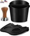Gevi 3PCS Espresso Machine Accessories Set, Coffee Tamper, Knock Box, Mat. Fixed Price $44.43.