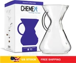 Chemex Pour-over Glass Coffeemaker Handle Serie 10CUP Exclusive Packaging. Fixed Price $62.66.