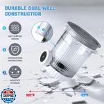 Guanqiao 4 Pack Creami Swirl Pints And Lids For Ninja, Compatible With NC700 .... Fixed Price $34.99.