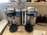 Two (2) Breville Gourmet K-cup Style Coffee/tea/water Brewers, Model #BKC600XL. Fixed Price $100.00.