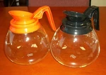 For Bunn 2 Glass Coffee Pots/decanter 64 Oz. Commercial Black & Orange-new. Fixed Price $37.95.