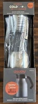 Nwb Asobu Portable Cold Brew Coffee Maker Silver/black Carafe 34OZ/ 1L. Fixed Price $34.00.