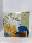 Mr. Coffee Iced Tea Maker TM30PL Quart Pitcher + Extra Blue With Box. Fixed Price $74.00.