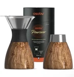 Insulated Pour Over Coffee Maker (32 Oz.) Double-wall Vacuum, Wood Finish. Fixed Price $46.98.