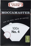 Technivorm Moccamaster #4 White Paper Filters, 100-COUNT Box. Fixed Price $12.47.