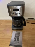 Crux Artisan Series 10-CUP Programmable Coffee Maker Model MD288T. Fixed Price $35.00.