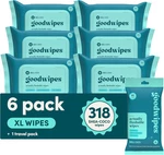 Goodwipes Flushable Butt With Vitamin & Aloe - 318 Count. Fixed Price $34.95.