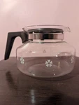 Vintage Mr Coffee Glass Replacement Pot Carafe 10 - 5OZ Cup Brown W/ Flowers. Fixed Price $17.00.