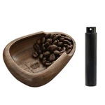 Coffee Bean Dosing Cup & Rdt Spray Bottle Set - Walnut Wood Espresso Accessor.... Fixed Price $38.46.