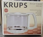 Krups 10 Cup Carafe And Lid - New In Box!. Fixed Price $25.00.