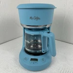 Mr Coffee Cup Programmable Maker Rare Arctic Blue 201852 BVMC-PC05AB2. Fixed Price $37.99.