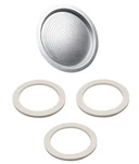 Univen 2.25" (57MM) Espresso Filter And Gasket Seals Compatible With Bialetti 3. Fixed Price $9.49.