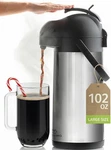 Cresimo Kaffeekaraffe Mit Pumpe - 2,891.7 G / 3L Airpot 12 102 Ounces, Silber. Fixed Price $83.39.