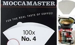 Technivorm Moccamaster #4 White Paper Filters, 100 Count. Fixed Price $13.67.