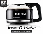 Bunn Oem Replacement Pour-o-matic 10-CUP Drip-free Carafe Black. Fixed Price $19.99.