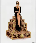Stupell Industries Stylish Gal And Suitcases Canvas Wall Art Design By. Fixed Price $154.00.