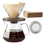 Lalord Pour Over Coffee Maker, 20 Oz Borosilicate Glass Carafe 600ML, Clear. Fixed Price $35.35.