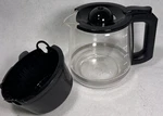 Replacement Filter Basket & Glass Crafe Cup Mr Coffee Maker BVMC-SC12BL2-1. Fixed Price $16.99.
