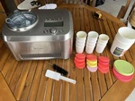 Breville BCI600XL Electric Ice Cream Maker Stainless Steel Silver W/ Accessories. Fixed Price $345.00.