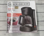 Black Decker DCM500B Cups Coffee Maker. Fixed Price $18.99.