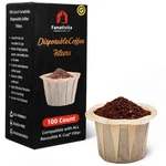 100 Count Coffee Filters Disposable For Keurig Single Cup, Compatible W.... Fixed Price $10.74.