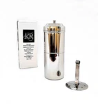 Keram Indian Stainless-steel Small-portable Coffee Filter-drip-maker, 4-5 Cup.... Fixed Price $35.77.