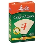 Melitta 4 Cone Coffee Filters, Unbleached Natural Brown, 100 Total. Fixed Price $6.33.