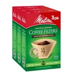 Melitta #4 Cone Coffee Filters Natural Brown 100 Count Pack 300 Total. Fixed Price $34.99.